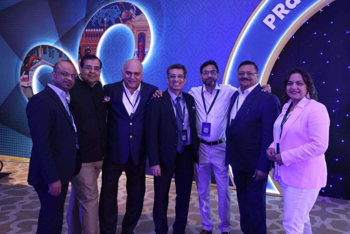Delegates at the PRana 2025 backdrop